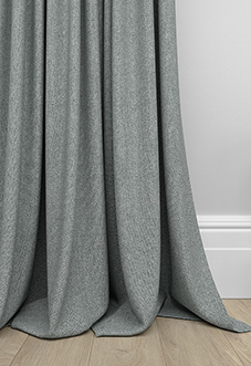 Soft Chevron, Soft Black - Made to Measure Curtains